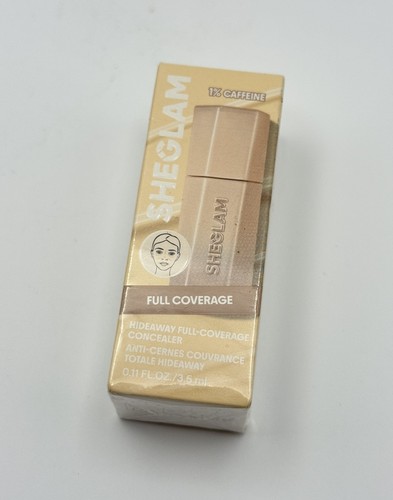 SHEGLAM Hideaway Full Coverage Concealer Linen 3.5ml 1% Caffeine Sealed