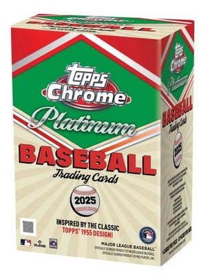2025 Topps Chrome Platinum Anniversary Baseball Blue Prism Refractors