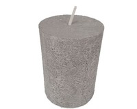 House Of Rustic Kerze 12 Cm Silber Stumpen- Und Kugelkerzen