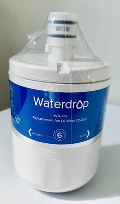 NEW Sealed WATERDROP WD-F05 Replacement Filter LG LT500P 6 Month Or 300 Gallon