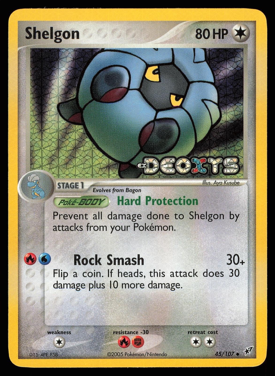 Shelgon 45/107 Reverse Holo | DENT - PL | Deoxys | Pokemon TCG - 2005