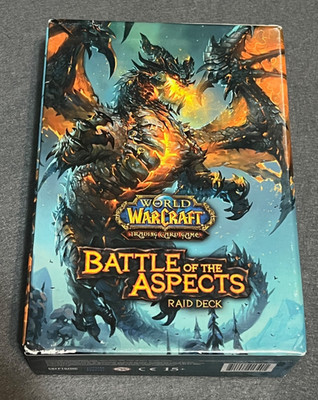 World of Warcraft TCG Battle of the Aspects Raid Deck. Pre Owned. Read Desc.
