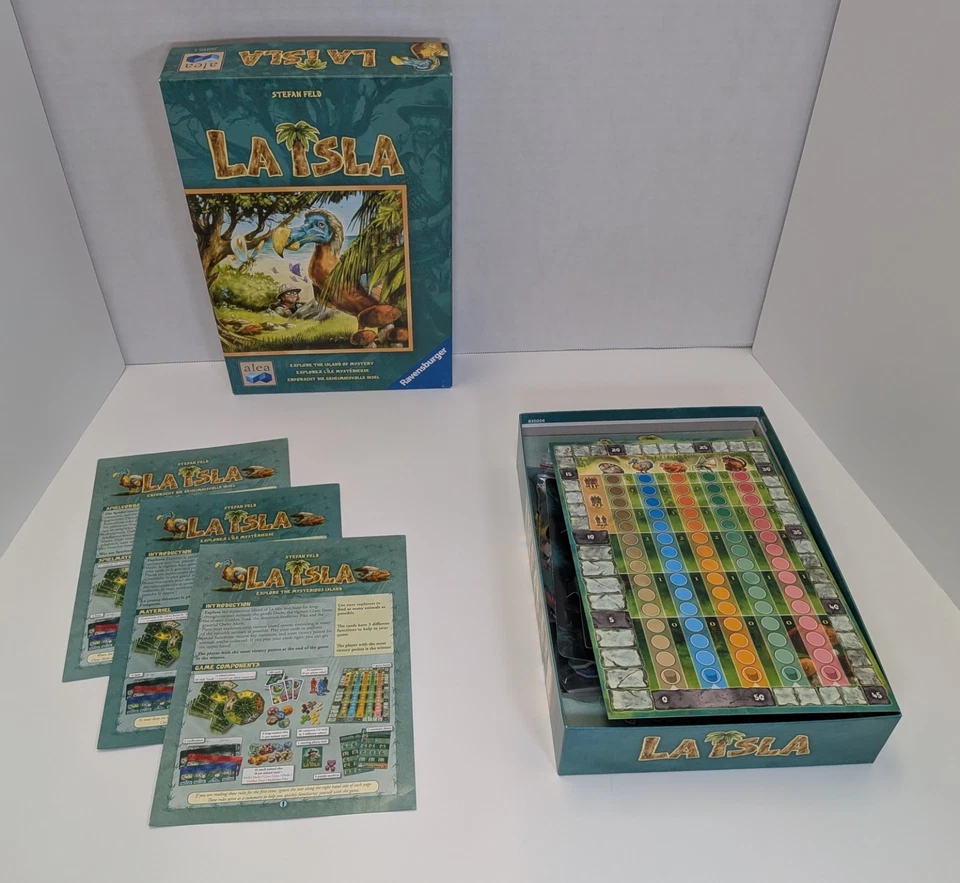 La Isla Board Game Ravensburger Alea Stefan Feld Island of Mystery 2014 Complete - Image 4 of 4