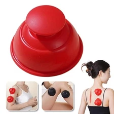 Silicone Suction Cup Ventosas Massage Body Cups Vacuum Cupping Therapy E5H7 K6Y3