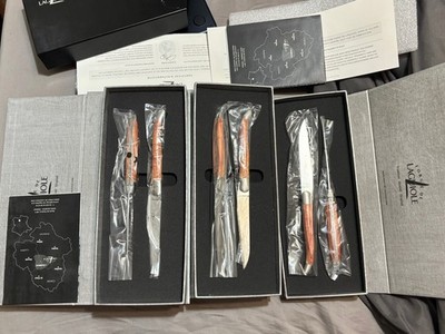 Forge de Laguiole Steak Knives, 3 Sets of 2, Brand New/Never Used