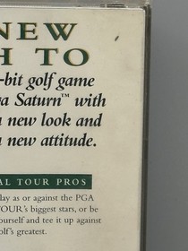 Sega Saturn PGA Tour 97 1996 Reg Card Manual Foam Insert Tested Works Video Game