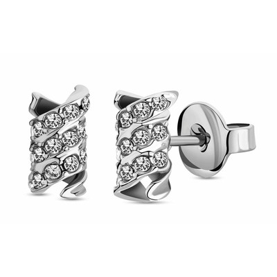 Guess Orecchini Da Donna In Acciaio Inossidabile - Colore Oro, Lunghi 1.2 Cm, Tondi E Eleganti - 2
