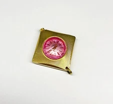 Soviet Vintage Watch Pendant  Chaika USSR  Gold Plated AU
