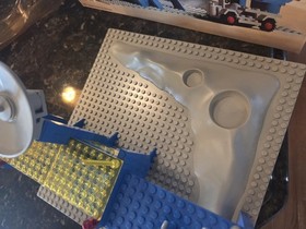VTG LEGO Classic 493 Space Command Center NEAR Complete W/Box & Instructions 