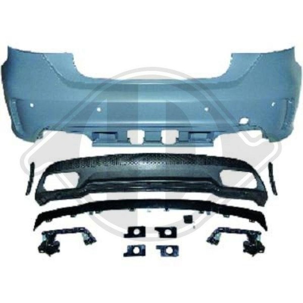 1X StoßFäNger Diederichs 1682456 Hd Tuning FüR Hinten-image