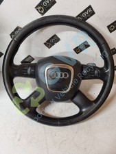 AUDI A6 C6 LEATHER MULTIFUNCTION STEERING WHEEL COMPLETE