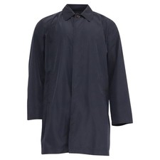 Carolina Herrera Collared Rain Jacket In Polyester Men Blue L