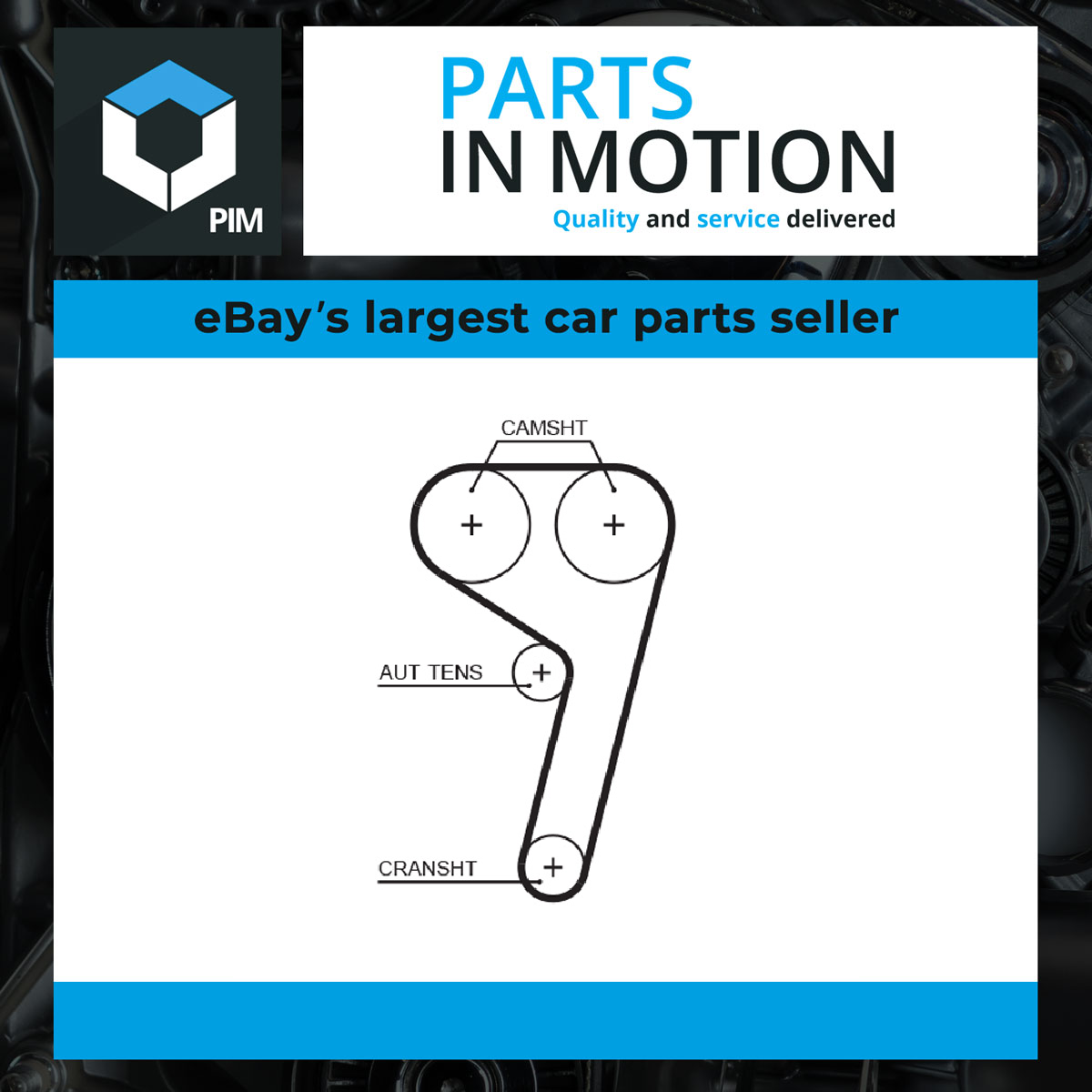 Timing Belt fits FORD FOCUS 1.4 1.5 1.6 05 to 20 Gates 1675963 BE8Z6268A Quality - Image 16