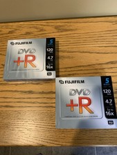 Fujifilm DVD R - 2 sets of 5, never opened.
