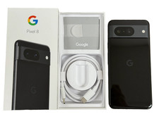 Google Pixel 8 128GB Factory Unlocked All Carriers Excellent In-Box - Obsidian