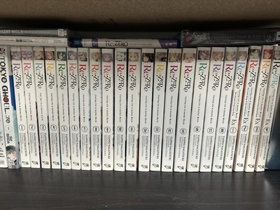 Re: Zero Collection English Light Novels (1-18 and EX 1-4, and Season 1 Blu-ray)