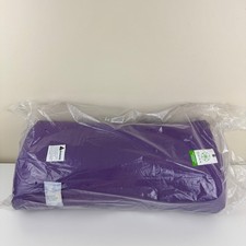 Gaiam Purple Yoga Bolster Rectangular 25" Meditation Pillow NEW Sealed b