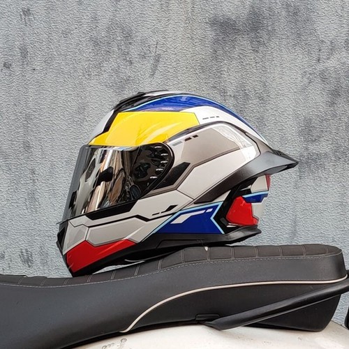Casco Integrale Moto Gundam Rx-78-2 Design Futuristico Sportivo Certificato 3C - Foto 3 di 22