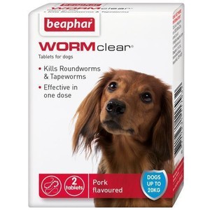 beaphar wormclear dog wormer