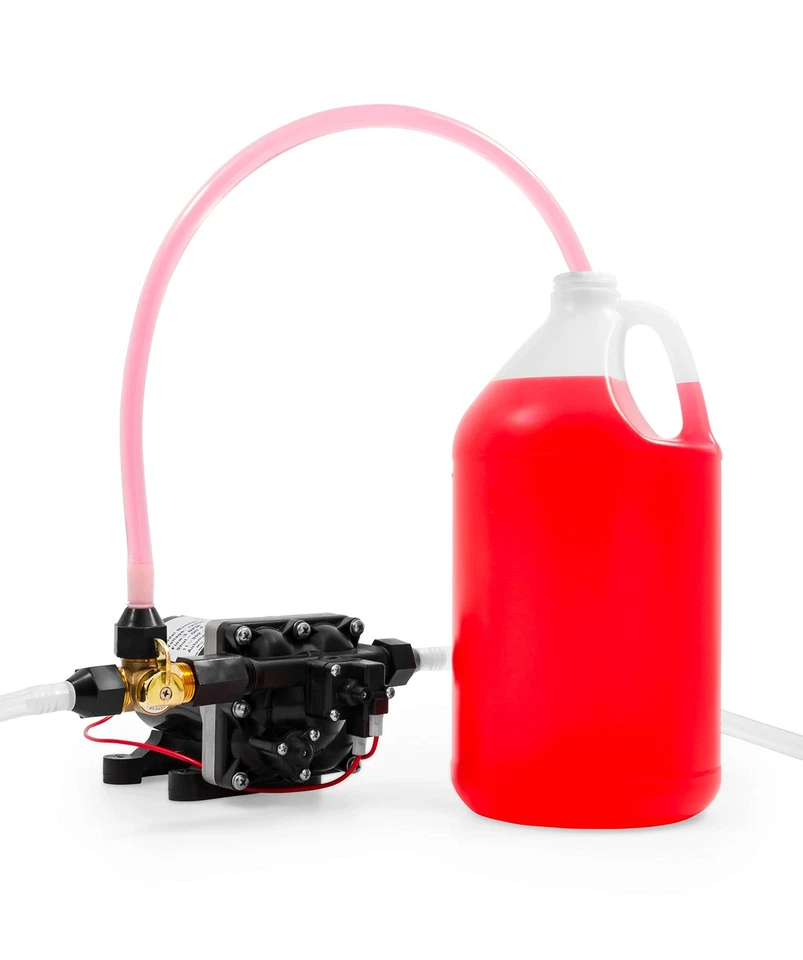 Kit convertidor de bomba Camco RV Winterizing adaptadores de manguera de sifón de válvula de latón Foto 4 de 4