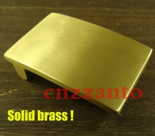 Solid Brass Belt Buckles rectangle plain Plate Classical for 38mm belt Z154B