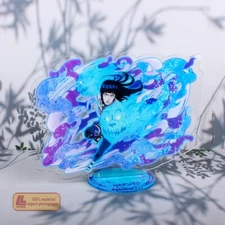 Anime Hyuga Hinata Twin Lion Fists Battle Acrylic action Figure Gift Desk decor