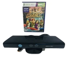 Xbox 360 Kinect Sensor Bar Bundle With Kinect Adventures - Lot Tested & Working