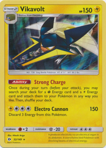 Vikavolt - 52/149 - Holo - SAME DAY SHIPPING - PACK FRESH - MINT 