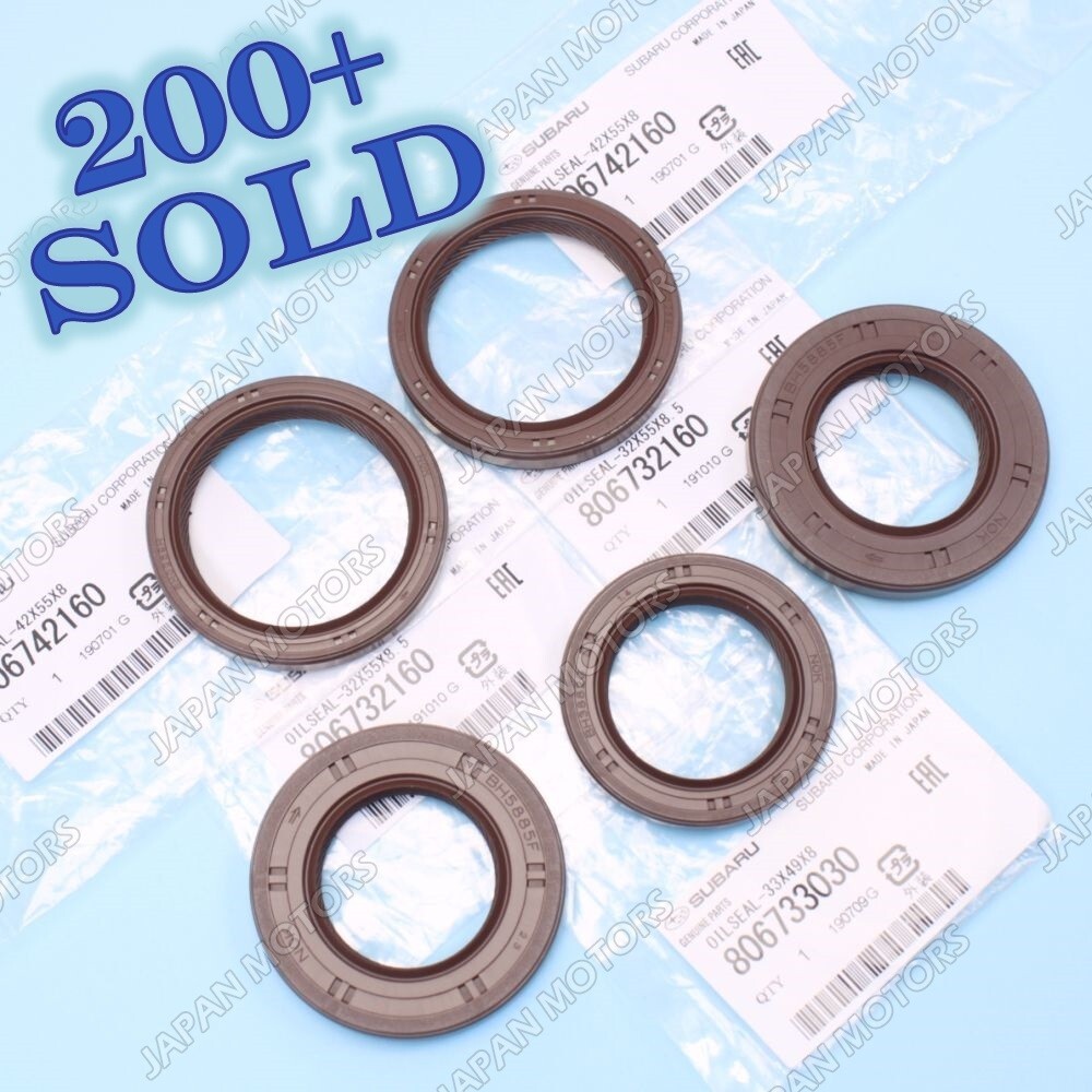 Subaru Engine Crank Cam Oil Seal Kit Legacy Impreza Forester
