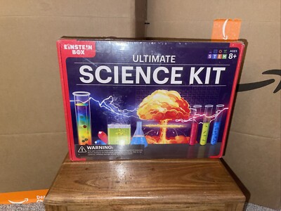 EINSTEIN BOX ULTIMATE SCIENCE KIT 120 EXPERIMENTS FOR KIDS STEM (NEW & SEALED)