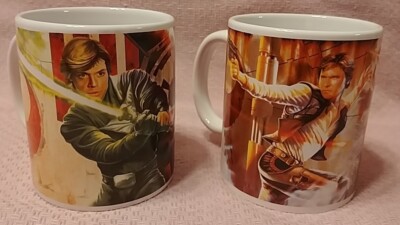 Star Wars 2011 Darth Vader Luke Skywalker Hans Solo Galerie Coffee Cup Mug