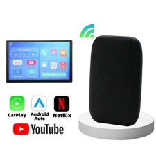 Wireless Apple Carplay AI Box Android Auto Adapter Converter Netflix YouTube APP
