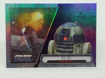 R2-D2 2016 Star Wars Evolution Purple Foil #75