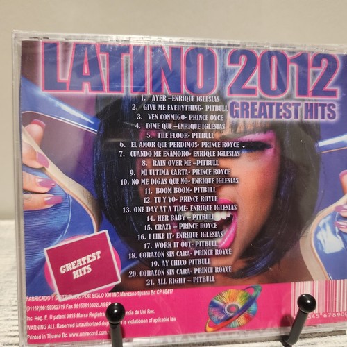 Latino 2012 Greatest Hits Various Spanish Artists Cd NEW SEALED - Foto 3 di 8