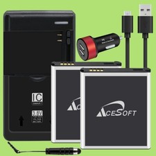 Standard 2 x 3700mAh Battery 6 Accessory For Samsung Galaxy K Zoom C1158 C1115