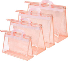 Handbag Dust Bags Clear Purse Storage Organizer for Closet Small to Extra Large