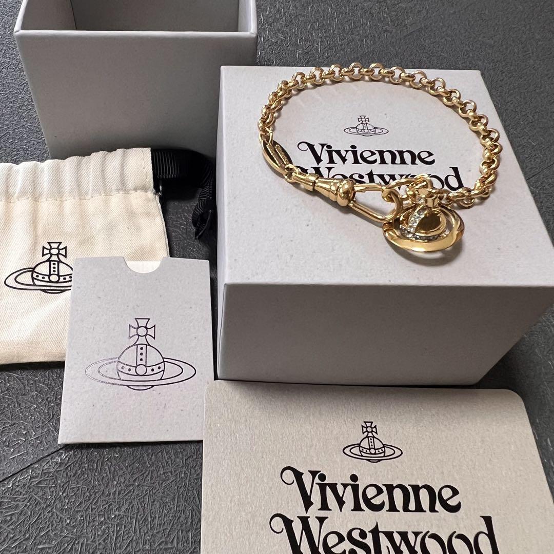アクセサリー Vivian Westwood Orb Gold Bracelet Vivienne Westwood Mini Orb Bracelet Gold | Mainline Menswear