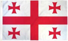 Georgia Country 3x5ft Poly Flag International Georgians Country Flag of Georgia