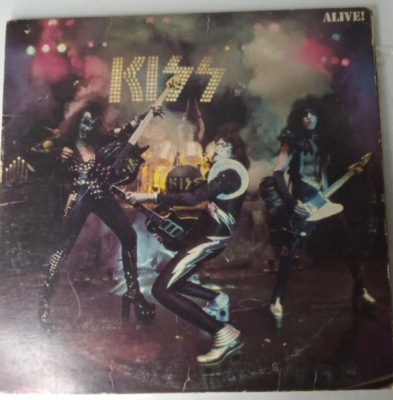KISS ALIVE! レコード LP KISS Alive! Live Concert Double Vinyl 2 LP Record Album Gene