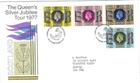 GB Comm/FDC  - Silver Jubilee - Visit of Queen to Scotland - 1977 (ROY130)