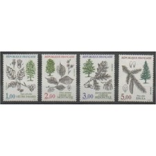 France - Poste - 1985 - No 2384/2387 - Arbres