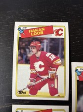 1988-89 TOPPS HAKAN LOOB CALGARY #110 Get B. McCrimmon # 178 & Mike Bullard #152