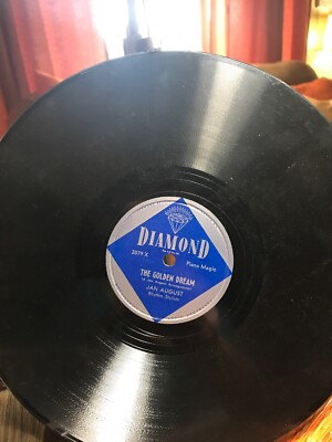Jan August on 78 rpm Diamond 2079 : Bum Bam Bum/ The Golden Dream