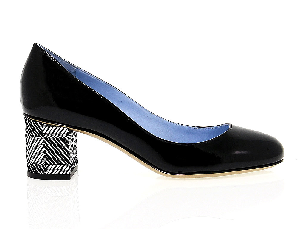 p Décolleté POLLINI 10145 in vernice noir - chaussures femmes p p Décolleté POLLINI 10145 in vernice noir - chaussures femmes p