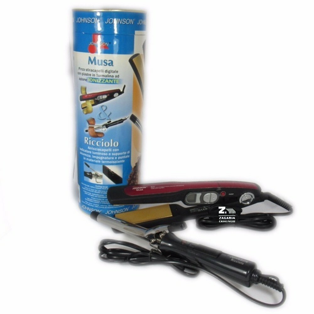 MUSA + RICCIOLO Offerta Set Piastra 2 in 1 Professionale LCD