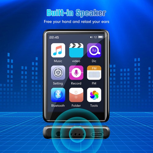 Portable Bluetooth HiFi MP3 MP4 Player Media FM Radio Audio Recorder Music W/USB - Picture 10 of 21