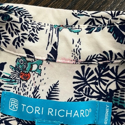 Tori Richard Disney Hawaiian Shirt Youth Small 6-7 Aloha Resort Mickey Goofy - Picture 4 of 10