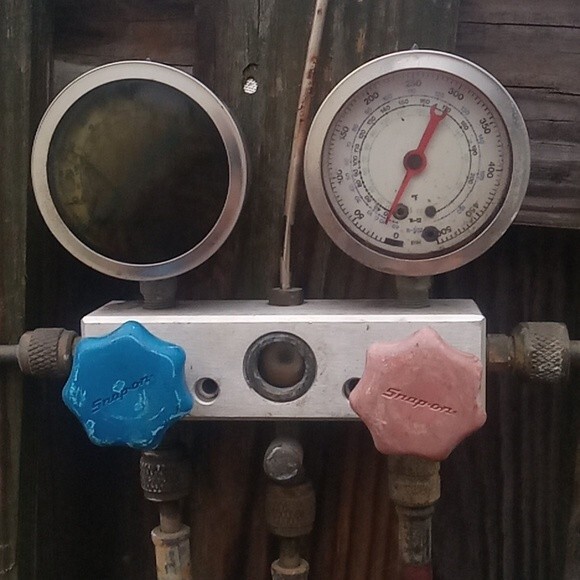 SnapOn Manifold Gauge Set Silicone AntiFlutter Gauges eBay