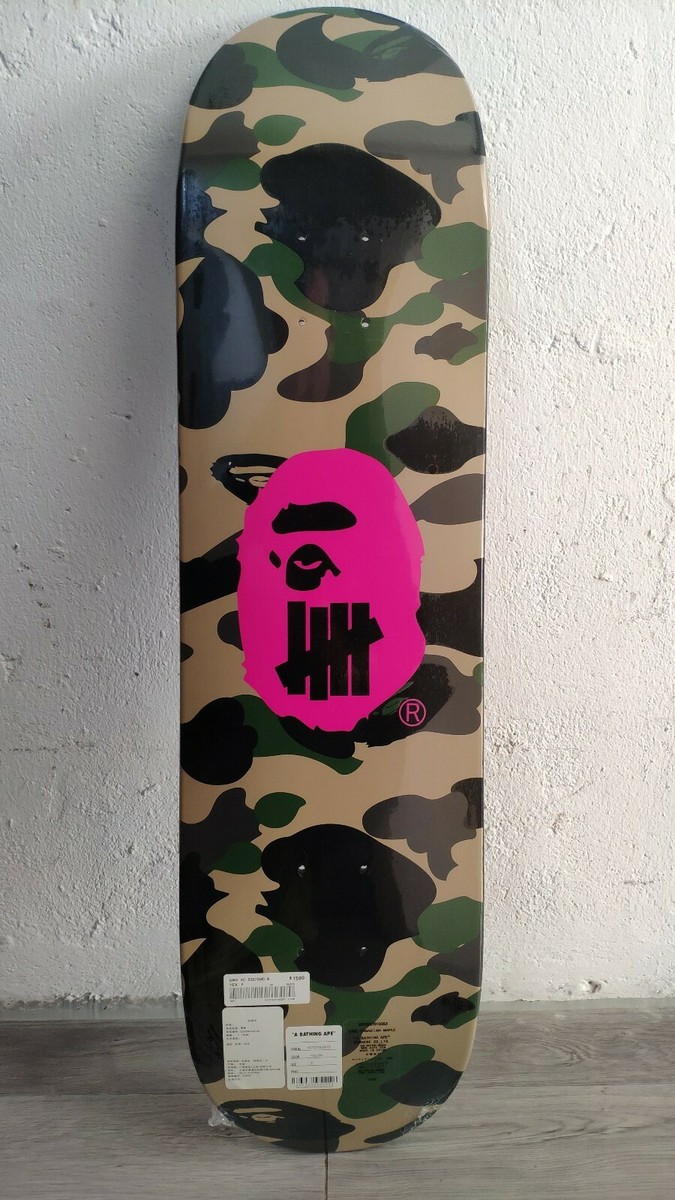 Bape x Undefeated Shanghai store opening capsule skateboard deck a