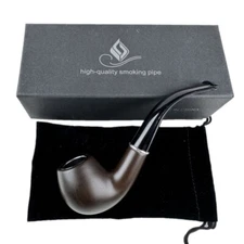 Durable Wooden Like Smoking Pipe Tobacco Cigarettes Cigar Pipes Enchase Gift